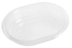 APET BAKJE OVAAL TRANSPARANT 250ml  960st